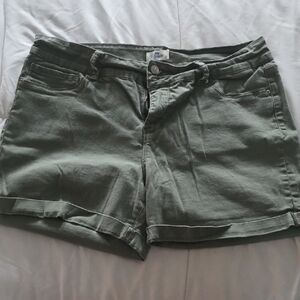 Royalty For Me Olive Cargo Shorts